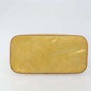 LOUIS VUITTON Monogram Vernis Houston Hand Bag Beige M91004 LV Auth 144259-5