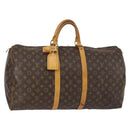 LOUIS VUITTON Monogram Keepall 55 Boston Bag M41424 LV Auth 144262-1