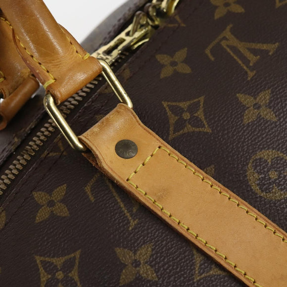 LOUIS VUITTON Monogram Keepall 55 Boston Bag M41424 LV Auth 144262