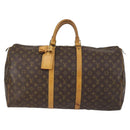 LOUIS VUITTON Monogram Keepall 55 Boston Bag M41424 LV Auth 144262-13