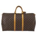 LOUIS VUITTON Monogram Keepall 55 Boston Bag M41424 LV Auth 144262-2
