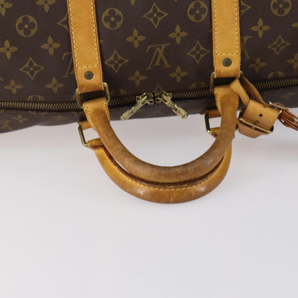 LOUIS VUITTON Monogram Keepall 55 Boston Bag M41424 LV Auth 144262