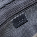GUCCI GG Canvas Shoulder Bag Black Silver 001 4302 Auth 144270-18