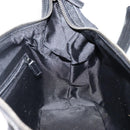 GUCCI GG Canvas Shoulder Bag Black Silver 001 4302 Auth 144270-20