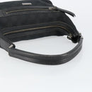 GUCCI GG Canvas Shoulder Bag Black Silver 001 4302 Auth 144270-7