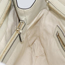 GUCCI GG Canvas Guccissima Mayfair Bag Leather Ivory Gold 257063 Auth 144274-20
