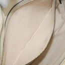 GUCCI GG Canvas Guccissima Mayfair Bag Leather Ivory Gold 257063 Auth 144274-21