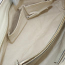 GUCCI GG Canvas Guccissima Mayfair Bag Leather Ivory Gold 257063 Auth 144274-23