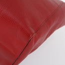 GUCCI Swing Tote Bag Leather Red Gold 354397 Auth 144275-10