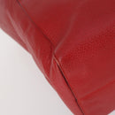 GUCCI Swing Tote Bag Leather Red Gold 354397 Auth 144275-11