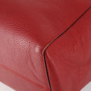 GUCCI Swing Tote Bag Leather Red Gold 354397 Auth 144275-12