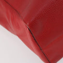 GUCCI Swing Tote Bag Leather Red Gold 354397 Auth 144275-13