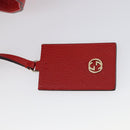 GUCCI Swing Tote Bag Leather Red Gold 354397 Auth 144275-14