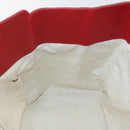 GUCCI Swing Tote Bag Leather Red Gold 354397 Auth 144275-17