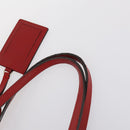 GUCCI Swing Tote Bag Leather Red Gold 354397 Auth 144275-8