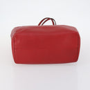 GUCCI Swing Tote Bag Leather Red Gold 354397 Auth 144275-9