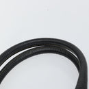 FENDI Pecan Canvas Hand Bag Black Brown Auth 144279-8