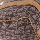 Christian Dior Trotter Canvas Mini Boston Bag Pink Gold Auth 144280-15