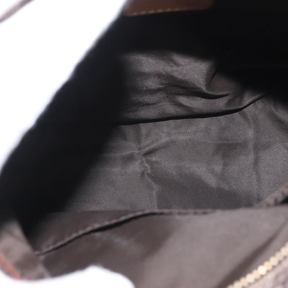 Christian Dior Trotter Canvas Mini Boston Bag Pink Gold Auth 144280