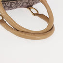 Christian Dior Trotter Canvas Mini Boston Bag Pink Gold Auth 144280-7