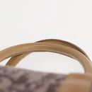 Christian Dior Trotter Canvas Mini Boston Bag Pink Gold Auth 144280-8