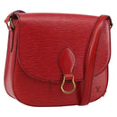 LOUIS VUITTON Epi Saint Cloud GM Shoulder Bag Red M52197 LV Auth 144282-1