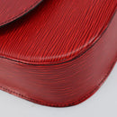 LOUIS VUITTON Epi Saint Cloud GM Shoulder Bag Red M52197 LV Auth 144282-16