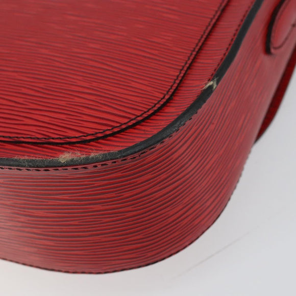 LOUIS VUITTON Epi Saint Cloud GM Shoulder Bag Red M52197 LV Auth 144282