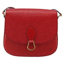LOUIS VUITTON Epi Saint Cloud GM Shoulder Bag Red M52197 LV Auth 144282-13