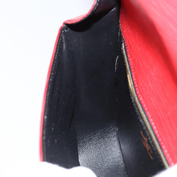 LOUIS VUITTON Epi Saint Cloud GM Shoulder Bag Red M52197 LV Auth 144282