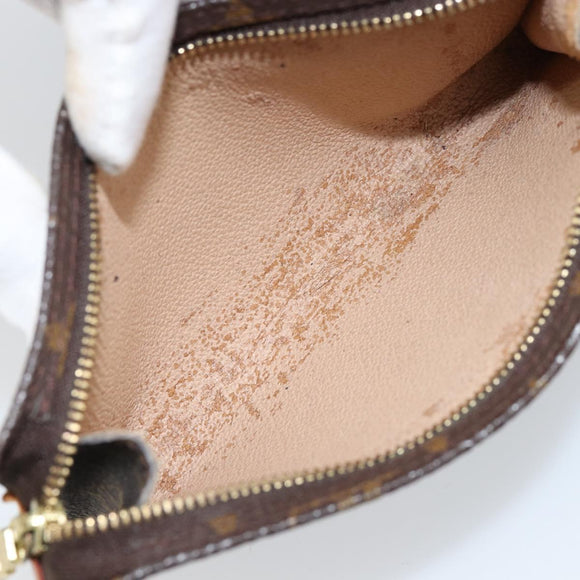 LOUIS VUITTON Monogram Bucket PM Accessory Pouch LV Auth 144291