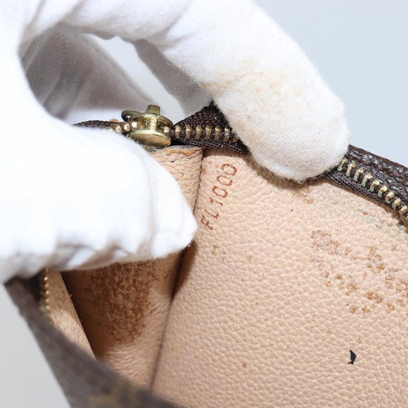 LOUIS VUITTON Monogram Bucket PM Accessory Pouch LV Auth 144291