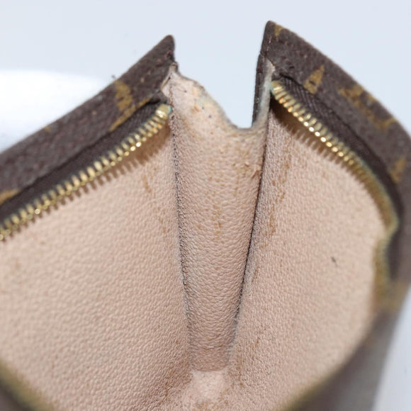 LOUIS VUITTON Monogram Bucket PM Accessory Pouch LV Auth 144292