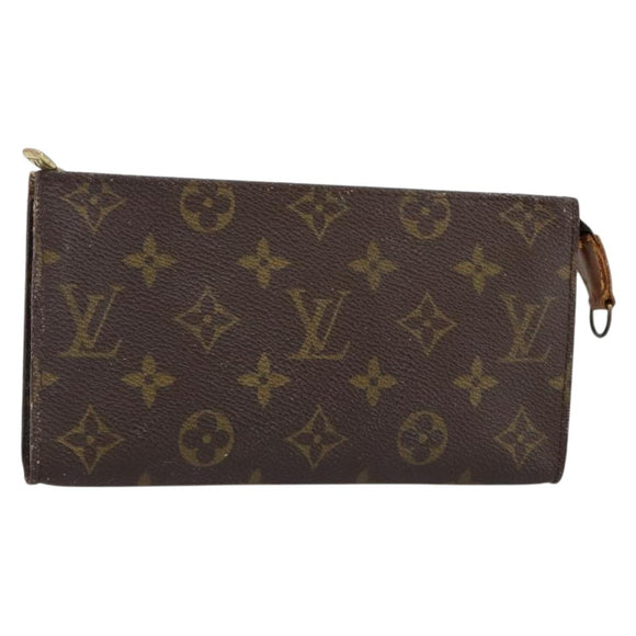 LOUIS VUITTON Monogram Bucket GM Accessory Pouch LV Auth 144294