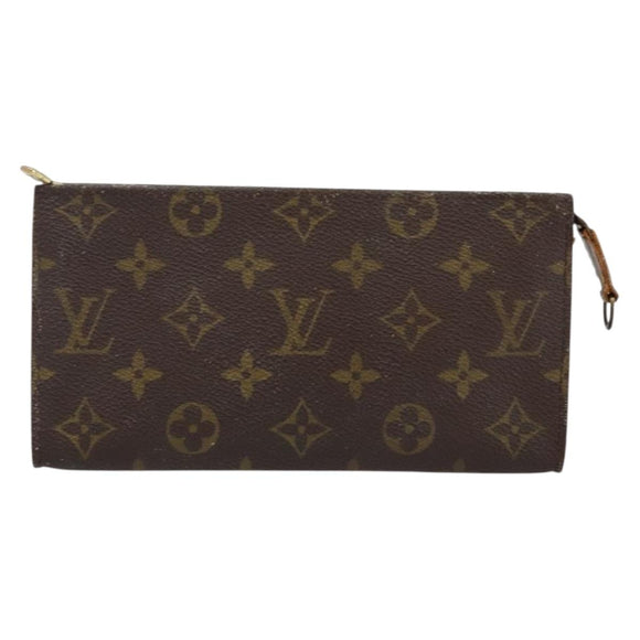 LOUIS VUITTON Monogram Bucket GM Accessory Pouch LV Auth 144294