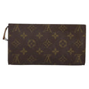 LOUIS VUITTON Monogram Bucket GM Accessory Pouch LV Auth 144294-3