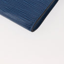 LOUIS VUITTON Epi Pochette Accessoires Pouch Blue M52985 LV Auth 144296-16