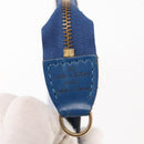 LOUIS VUITTON Epi Pochette Accessoires Pouch Blue M52985 LV Auth 144296-8