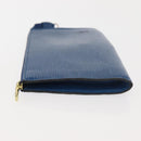 LOUIS VUITTON Epi Pochette Accessoires Pouch Blue M52985 LV Auth 144296-4