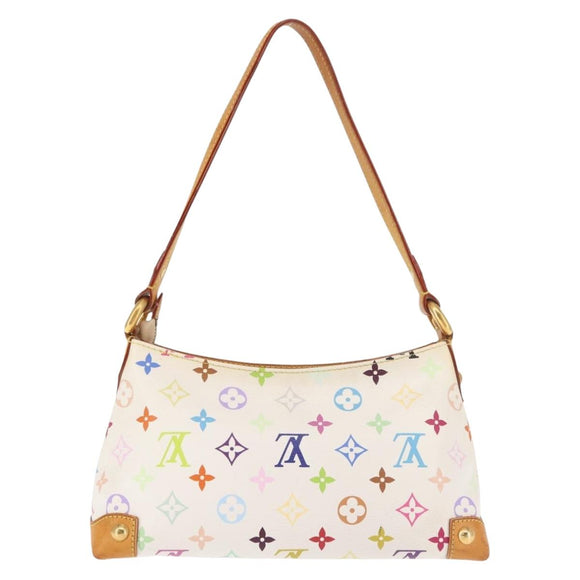 LOUIS VUITTON Monogram Multicolor Eliza Shoulder Bag White M40098 LV Auth 144297
