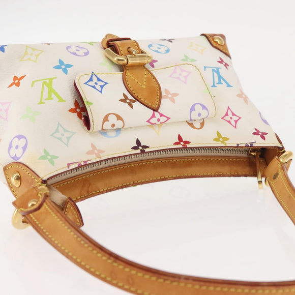 LOUIS VUITTON Monogram Multicolor Eliza Shoulder Bag White M40098 LV Auth 144297
