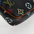 LOUIS VUITTON Monogram Multicolor Pochette Pouch Black M92648 LV Auth 144298V-17