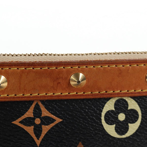 LOUIS VUITTON Monogram Multicolor Pochette Pouch Black M92648 LV Auth 144298V