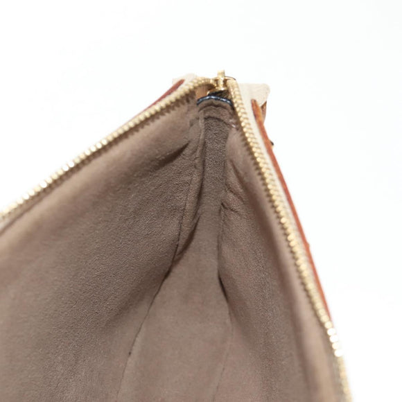 LOUIS VUITTON Monogram Multicolor Pochette Pouch Black M92648 LV Auth 144298V