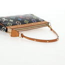 LOUIS VUITTON Monogram Multicolor Pochette Pouch Black M92648 LV Auth 144298V-7