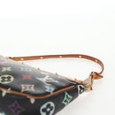 LOUIS VUITTON Monogram Multicolor Pochette Pouch Black M92648 LV Auth 144298V-14