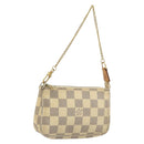 LOUIS VUITTON Damier Azur Mini Pochette Accessoires Pouch N63005 LV Auth 144302-1