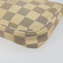 LOUIS VUITTON Damier Azur Mini Pochette Accessoires Pouch N63005 LV Auth 144302-15