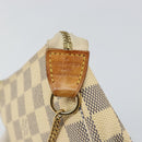 LOUIS VUITTON Damier Azur Mini Pochette Accessoires Pouch N63005 LV Auth 144302-17