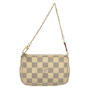 LOUIS VUITTON Damier Azur Mini Pochette Accessoires Pouch N63005 LV Auth 144302-13